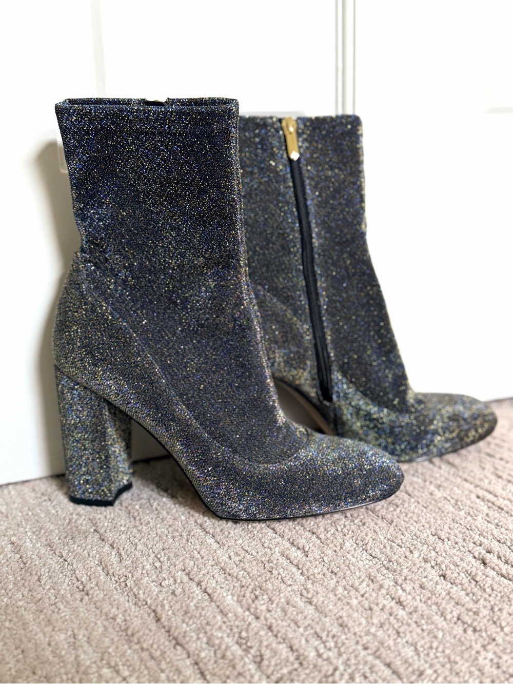 SAM EDELMAN Glitter Boots Size 9